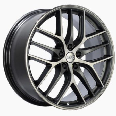 BBS CC-R Satin Graphite Diamond Cut Polished Rim Protector Wheel (20×9.5 5×112 +42)