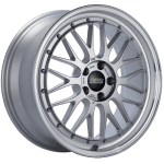 BBS LM 19×8.5 5×112 ET48 Diamond Silver Center Diamond Cut Lip Wheel -82mm PFS/Clip Required