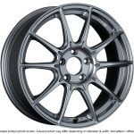 SSR GTX01 17×8 5×114.3 45mm Offset Dark Silver Wheel
