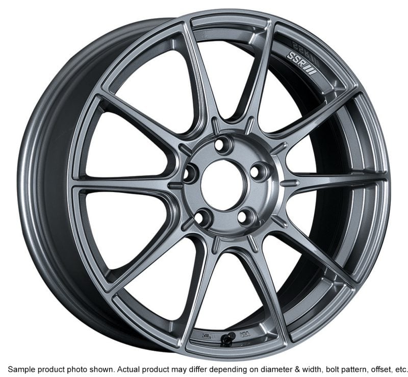 SSR GTX01 17×8 5×114.3 45mm Offset Dark Silver Wheel
