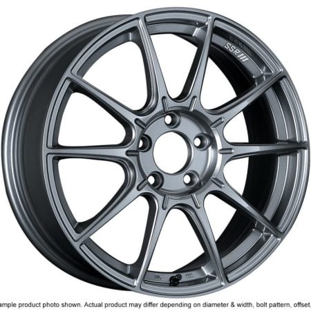 SSR GTX01 17×9 5×100 38mm Offset Dark Silver Wheel