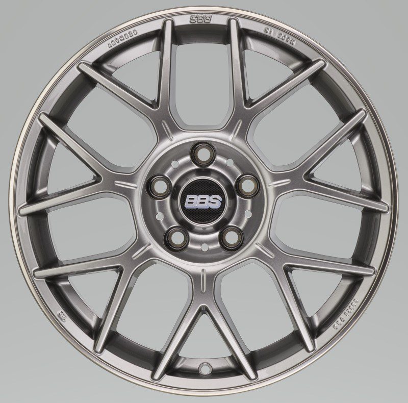 BBS XR 19×8.5 5×108 ET43 Platinum Gloss Wheel -70mm PFS/Clip Required