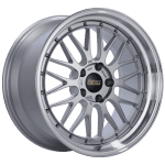 BBS LM Diamond Silver Center / Diamond Cut Lip Wheel (19x9.5 5x120 +48)