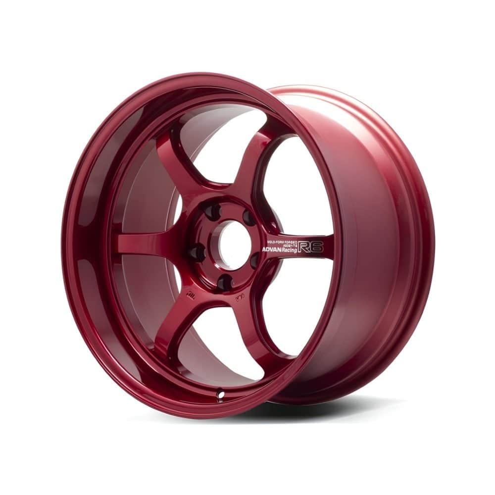 Advan Racing R6 Racing Candy Red Wheel (18x8 5-100 +45)