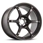 Advan Racing RG-4 Racing Copper Bronze six-spoke wheel, front face view