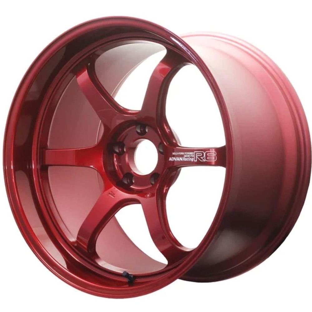 Advan Racing R6 Candy Red Wheel