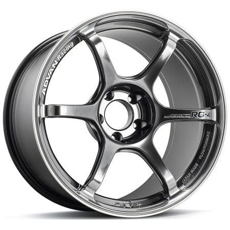 Advan Racing RG-4 Hyper Black & Ring Wheel (18×9.5 5-112 +25)