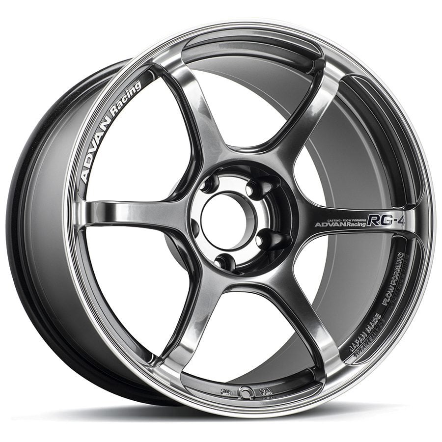 Advan Racing RG-4 Hyper Black & Ring Wheel (18x9.5 5-114.3 +12)