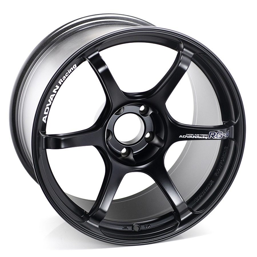 Advan Racing RG-4 Semi Gloss Black Wheel (18x8.5 5-114.3 +44 ...