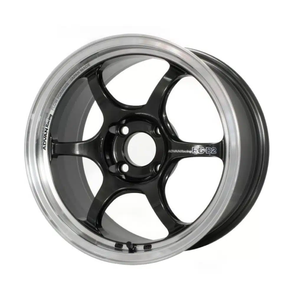 Advan Racing RG-D2 Machining & Black Gun Metallic Wheel (18x7.5 5-100 +50)
