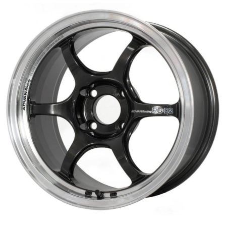 Advan Racing RG-D2 Machining & Black Gunmetallic Wheel (18×9.5 5-114.3 +22)
