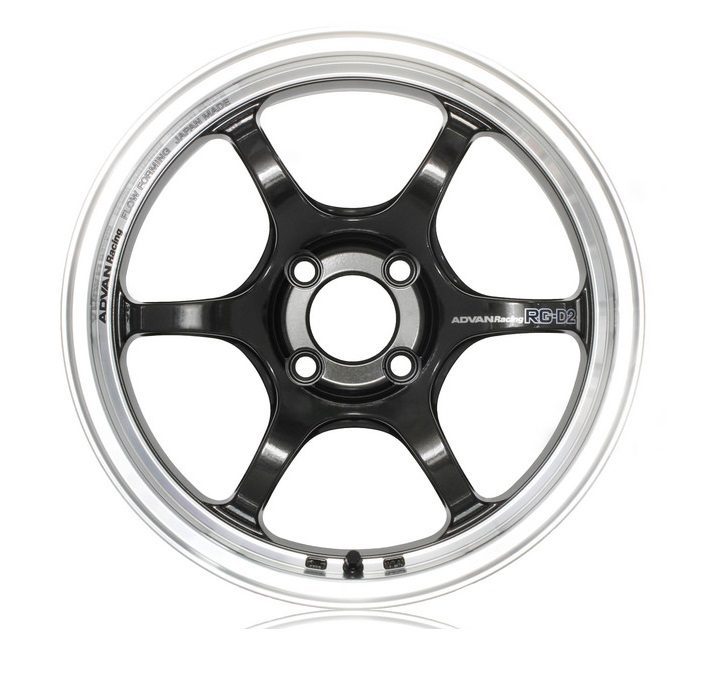 Advan Racing RG-D2 Machining & Black Gunmetallic Wheel (17x8 5-114.3 ...