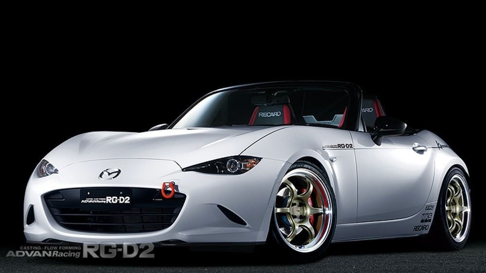 Advan Racing RG-D2 Machining & Black Gunmetallic Wheel (18x8.5 5-114.3 ...