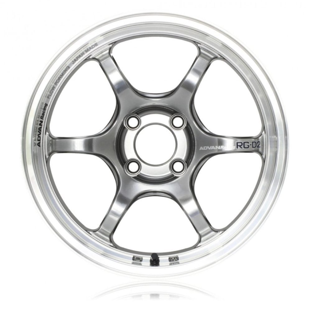 Advan Racing RG-D2 Machining & Racing Hyper Black Wheel (18x9.5 5-114.3 ...