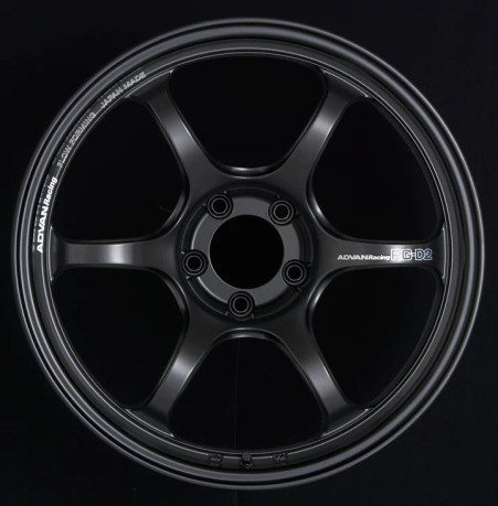 Advan Racing RG-D2 Machining & Semi Gloss Black Wheel