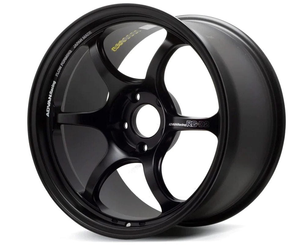 Advan Racing RG-D2 Semi Gloss Black Wheel (15x6 4-100 +45)