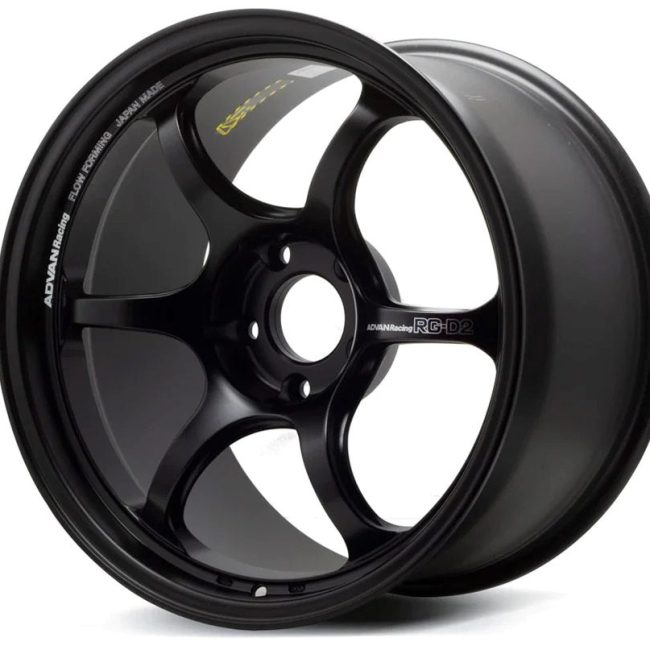 Advan Racing RG-D2 Semi Gloss Black Wheel (15x6 4-100 +45 ...