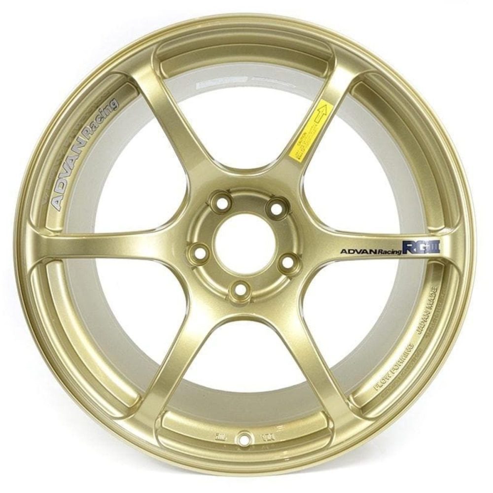 Advan Racing RGIII Gold Metallic Wheel (17x7 4-100 +42)