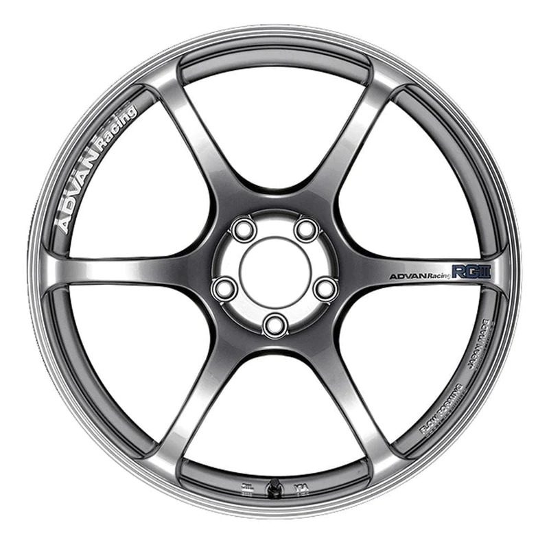ADVAN Racing RG3 17インチ 17x9J Advan Racing RGIII Hyper Black Wheel (17x9 5-114.3 +45)