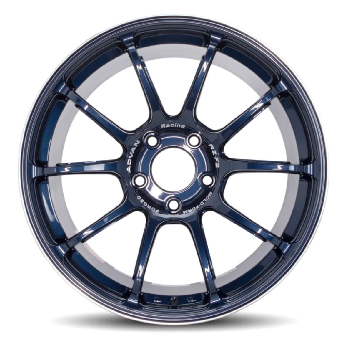 Advan Racing RZII Indigo Blue Wheel (17x8.5 5-114.3 +31) - Bulletproof ...