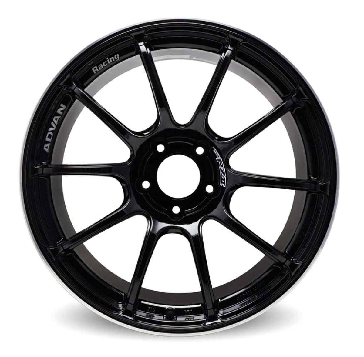 Advan Racing RZII Gloss Black Wheel (17x8.5 5-114.3 +31) - Bulletproof ...