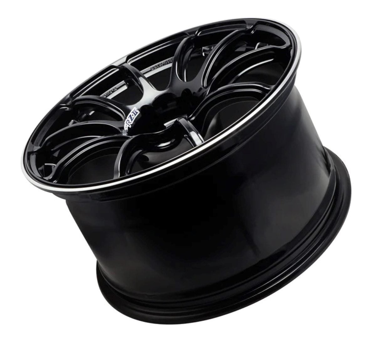 Advan RZII 19x8.5 +38 5-114.3 Racing Hyper Black Wheel