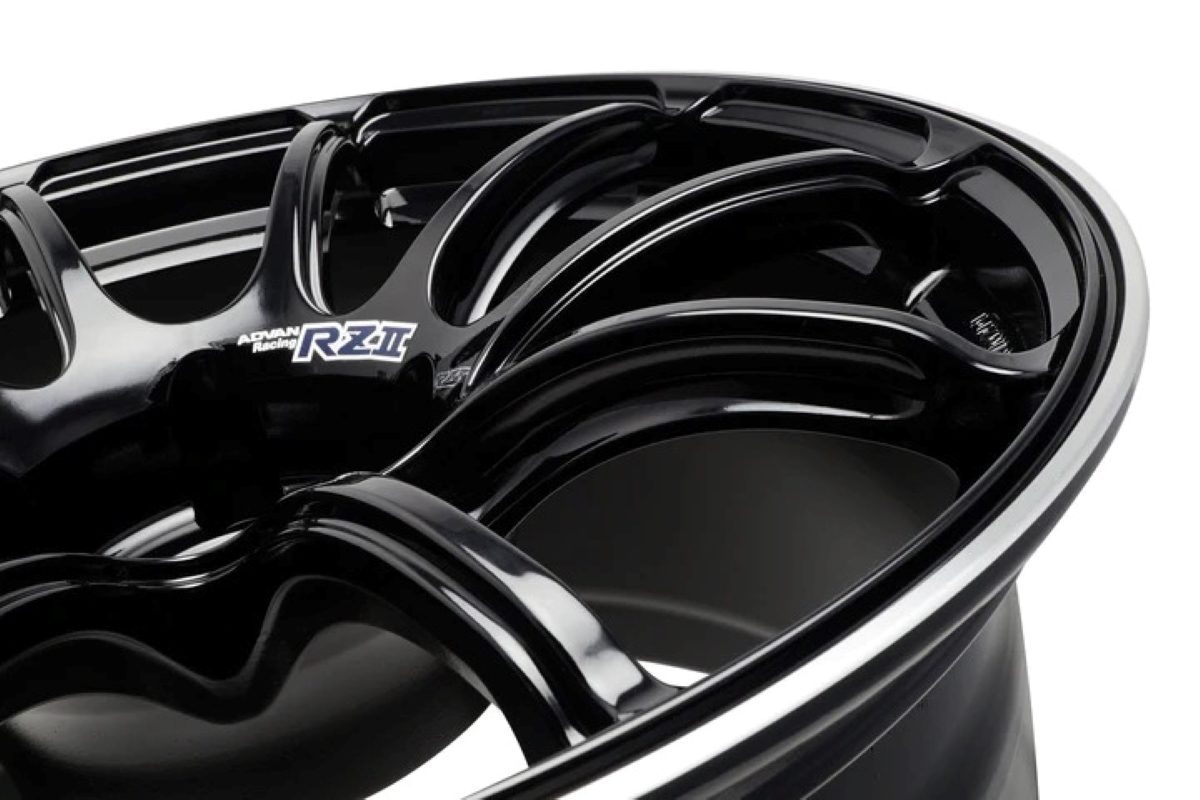 Advan RZII 19x9.0 +45 5-114.3 Racing Hyper Black Wheel