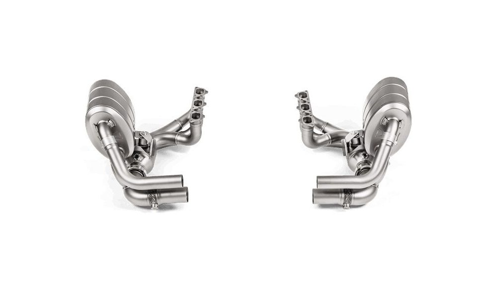 Akrapovič Titanium Evolution Line Headers for 991.2 Porsche 911 GT3 RS with OPF / GPF