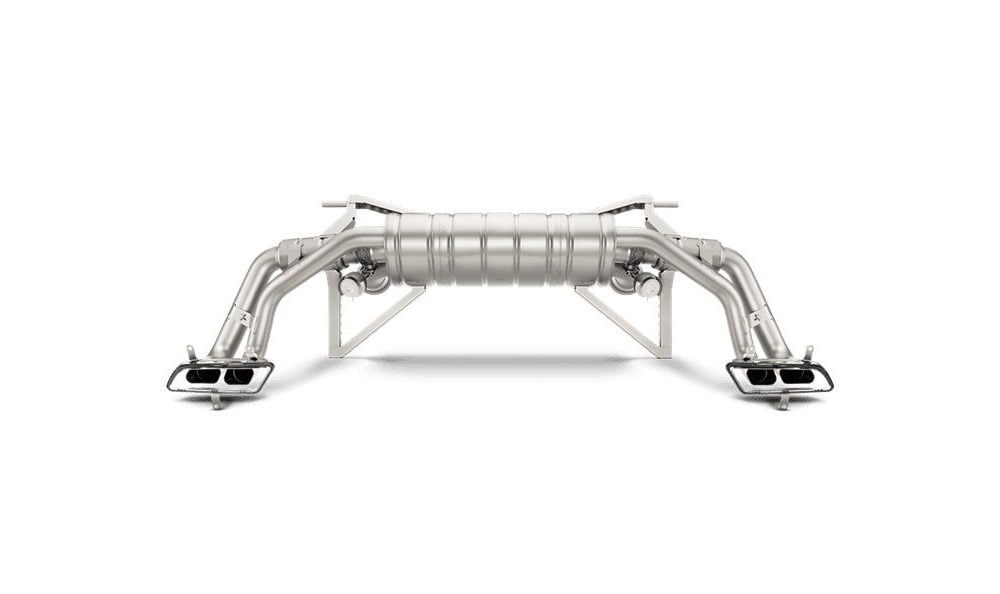 Akrapovič Titanium Slip-On Line Exhaust System w/ Carbon Titanium Tips for Type-4S Audi R8
