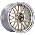 BBS LM Diamond Gold Center / Diamond Cut Lip Wheel (20x10.5 5x114.3 +35)
