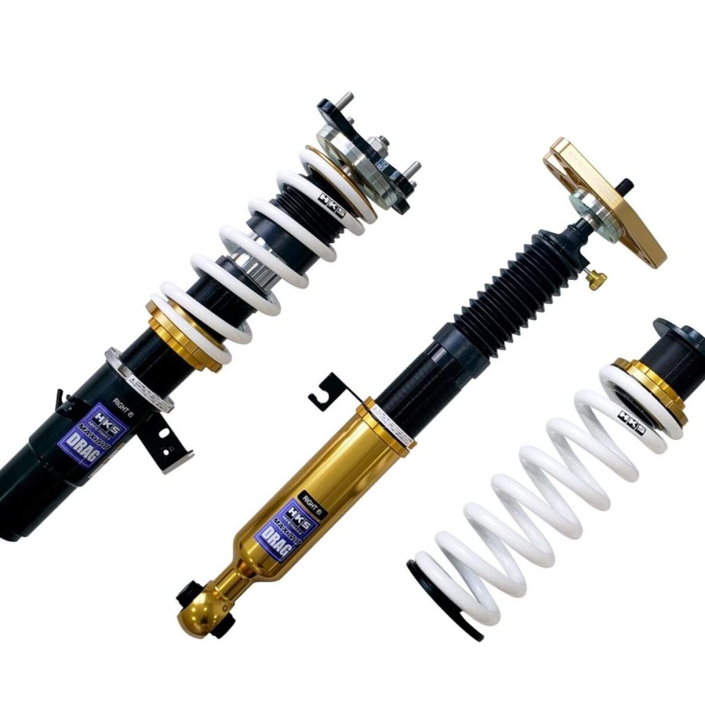 HKS MAX IV SP DRAG Coilover Kit for A90 Toyota Supra GR Front and Rear Struts Assembled