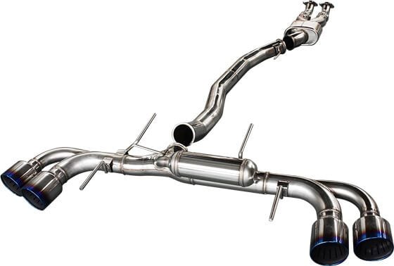 HKS Racing Muffler Exhaust w/ Silencer for R35 Nissan GT-R