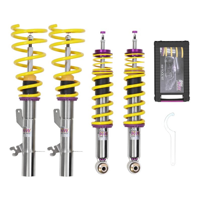 KW V3 Coilover Kit for 991 Porsche 911 Carrera 2  4 S and GTS What's in the Box