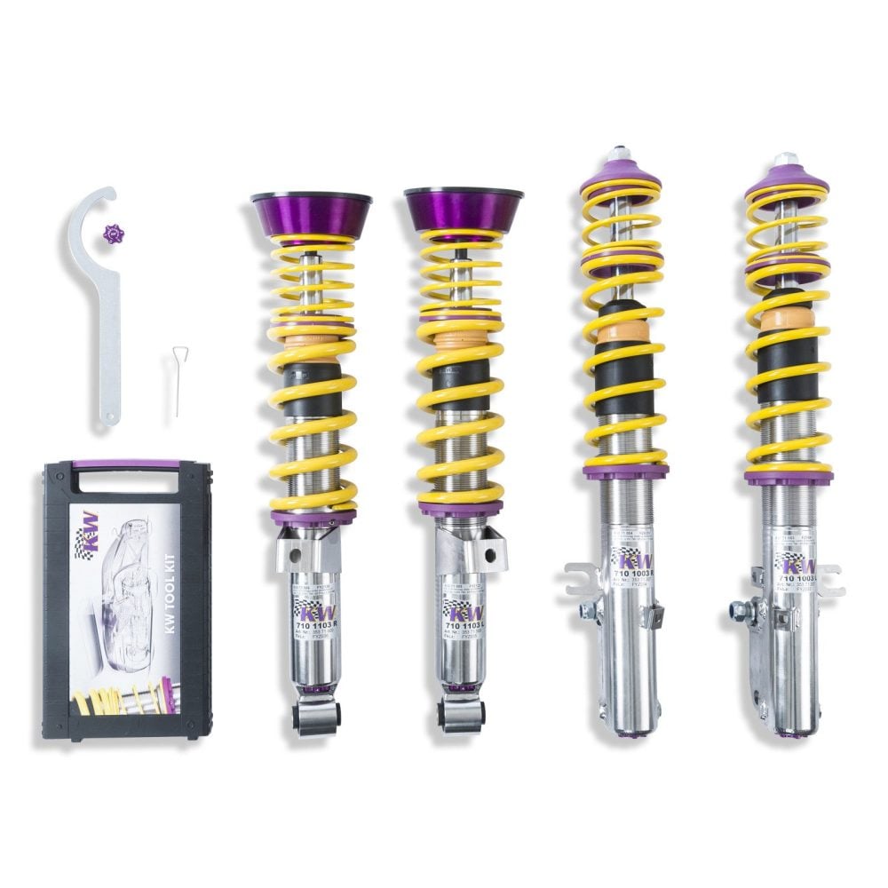 KW V3 Coilover Kit for 993 Porsche 911 Carrera 4  4S  Turbo What's in the Box