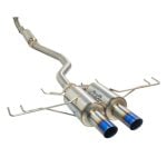 Remark Full Titanium Resonated Cat-Back Exhaust for FK8 Honda Civic Type R Entire System Overview