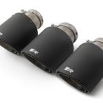 Remus Carbon Angled w Ti Internals 102mm Tail Pipe Set (Triple Tip) for FK8 Honda Civic Type R Carbon Tips