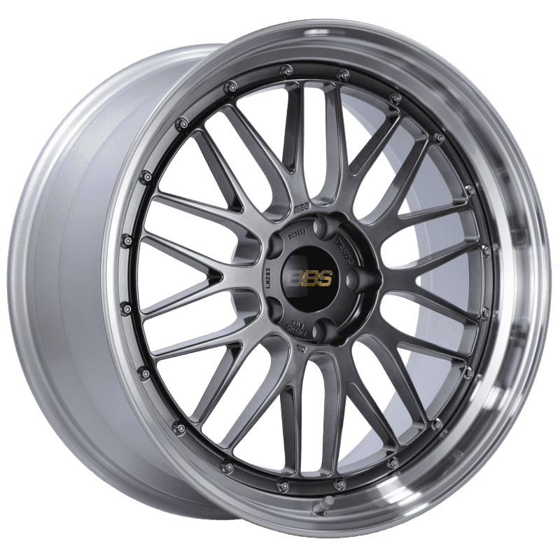 BBS LM Diamond Black Center / Diamond Cut Lip Wheel (20x9 5x120 +20)