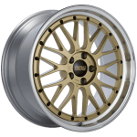 BBS LM Gold Center / Diamond Cut Lip Wheel (19x9 5x112 +42)