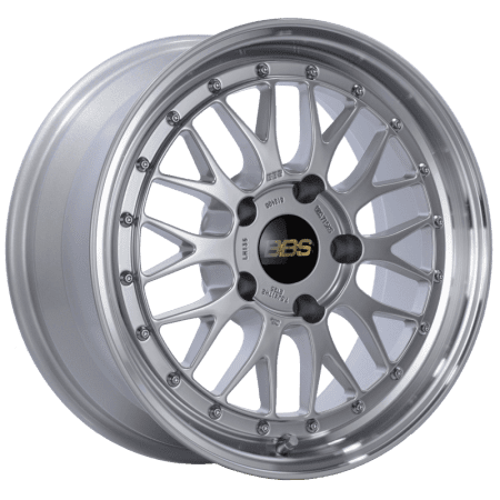 BBS LM Diamond Silver Center Diamond Cut Lip Wheel (17×7.5 5-130 +28)