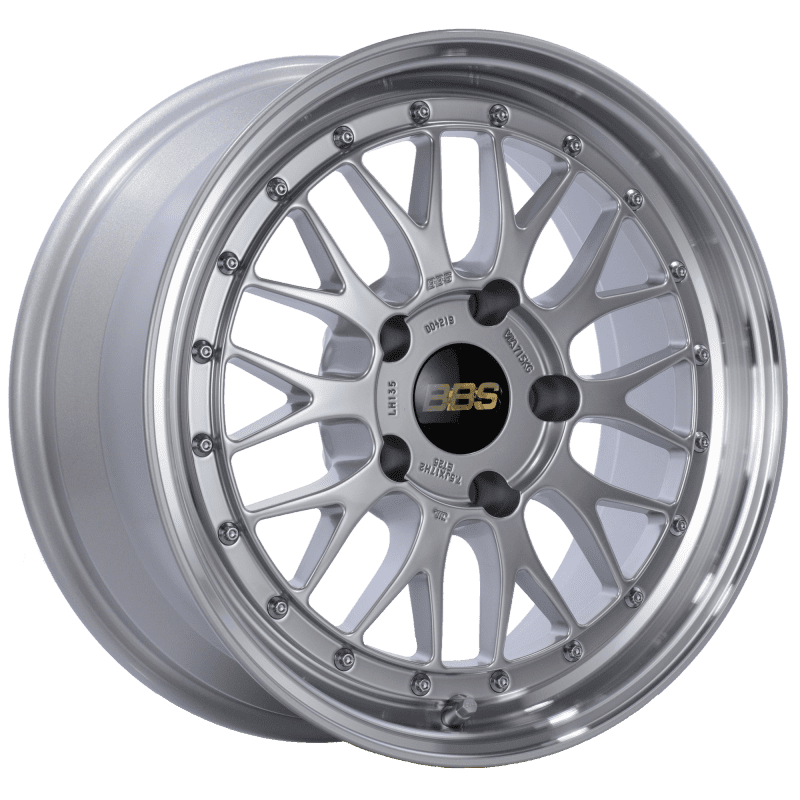 BBS LM 17×7.5 5×130 ET28 CB71.6 Diamond Silver Center Diamond Cut Lip Wheel
