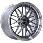 BBS LM Diamond Diamond Black Center / Diamond Cut Lip Wheel (20x10 5x120 +33)