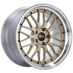 BBS LM 19×9.5 5×112 ET38 Gold Center / Diamond Cut Lip Wheel PFS/Clip Required