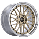 BBS LM Gold Center / Diamond Cut Lip Wheel (18x10 5x130 +65)