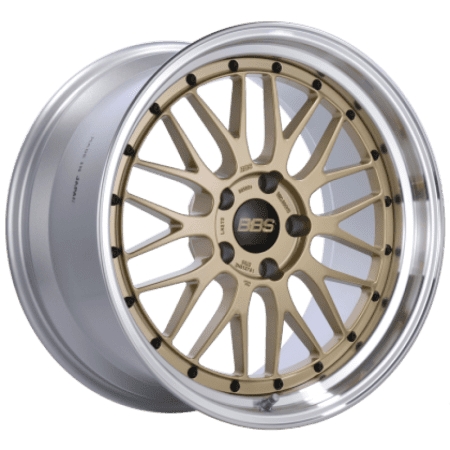 BBS LM Gold Center / Diamond Cut Lip Wheel (18×10 5×130 +65)