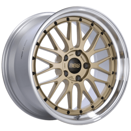 BBS LM Gold Center / Diamond Cut Lip Wheel (19×12 5×130 +44)