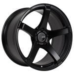 Enkei Kojin 18×9.5 30mm Offset 5×114.3 Bolt Pattern 72.6mm Bore Dia Matte Black Wheel