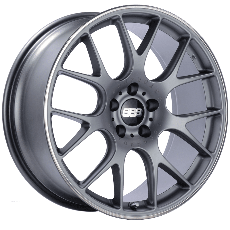 BBS CH-R 20×9.5 5×114.3 ET40 CB66 Satin Titanium Polished Rim Protector Wheel