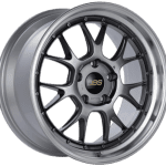 BBS LM-R 19×9.5 5×112 ET38 Diamond Black Center Diamond Cut Lip Wheel -82mm PFS/Clip Required