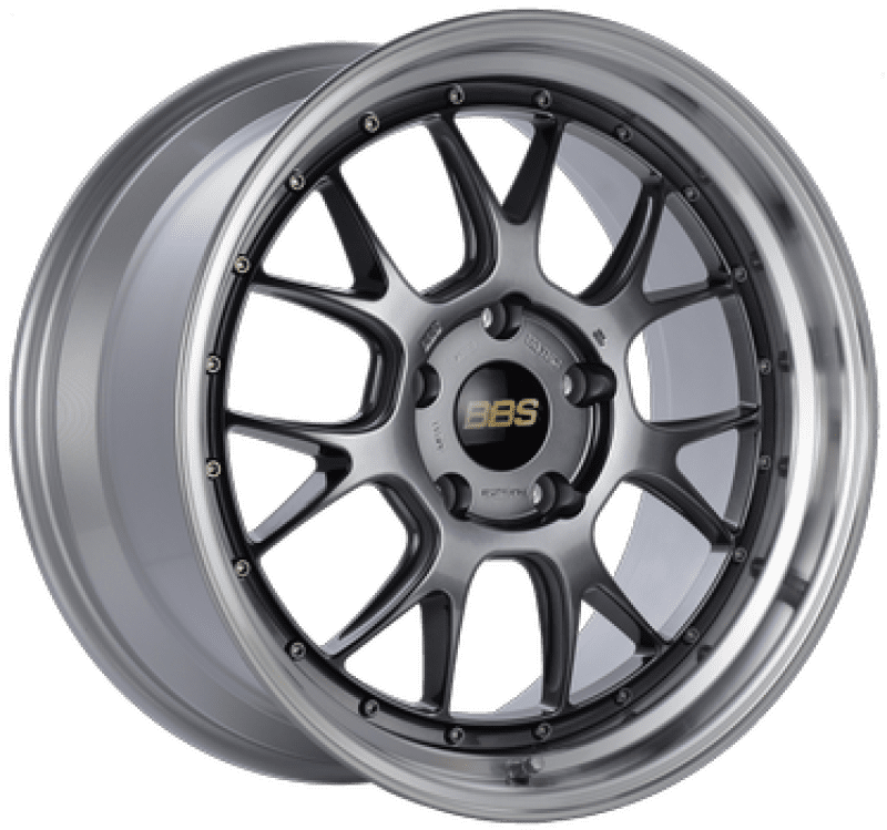 BBS LM-R 19×9.5 5×112 ET38 Diamond Black Center Diamond Cut Lip Wheel -82mm PFS/Clip Required