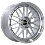 BBS LM Diamond Silver Center / Diamond Cut Lip Wheel (20x9 5x120 +20)